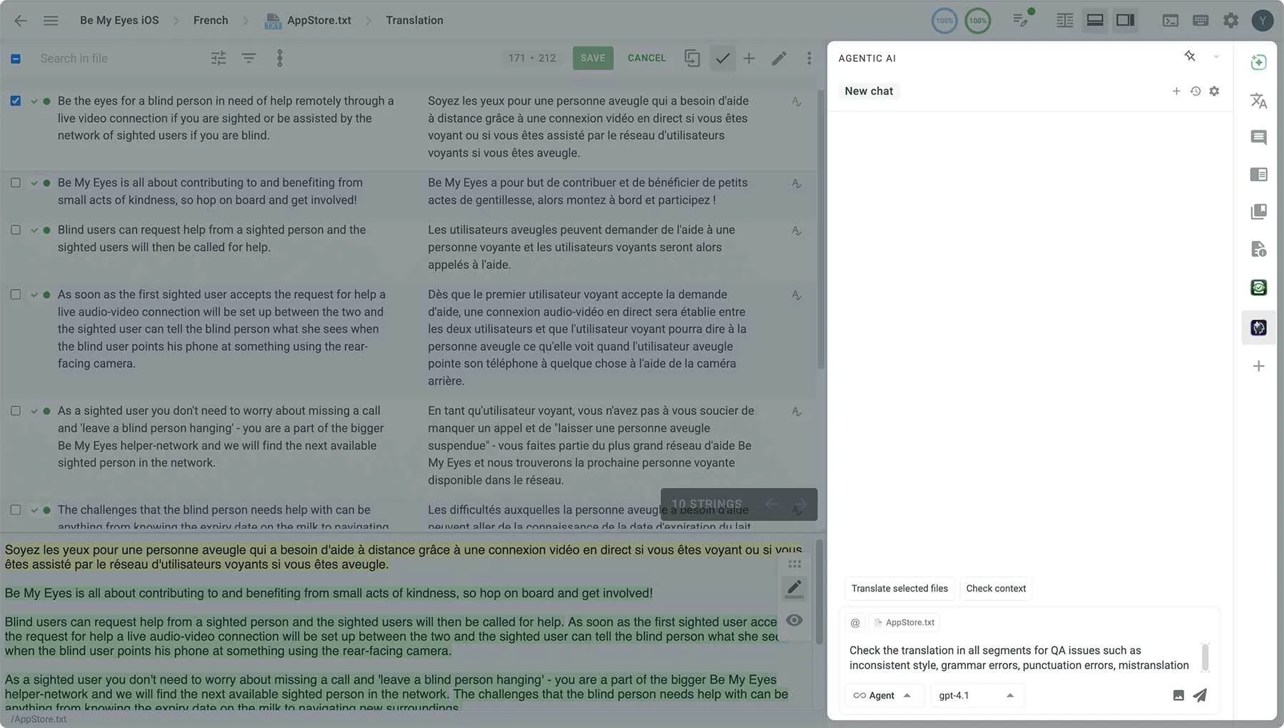 QA checks wit Agentic AI